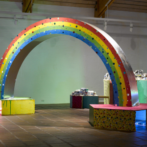 Rainbow Island, 2007, sculpture by Anders Brinch