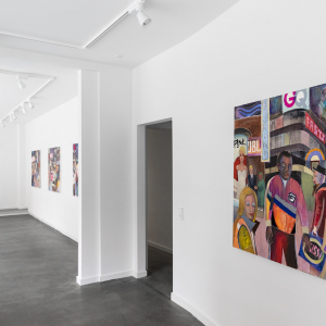 Installation view of the 2019 exhibition "North" by Armin Boehm at Hans Alf Gallery